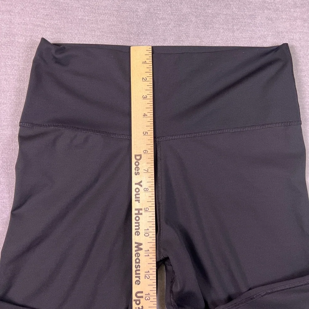 Nike Dri-Fit One High Rise 7/8 Leggings Womens Large Black Polyester Spandex
